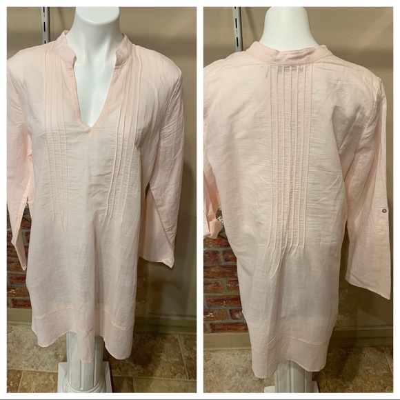 Soft Surroundings Tops - 🌸Pastel Pink/Peach Tunic🧡